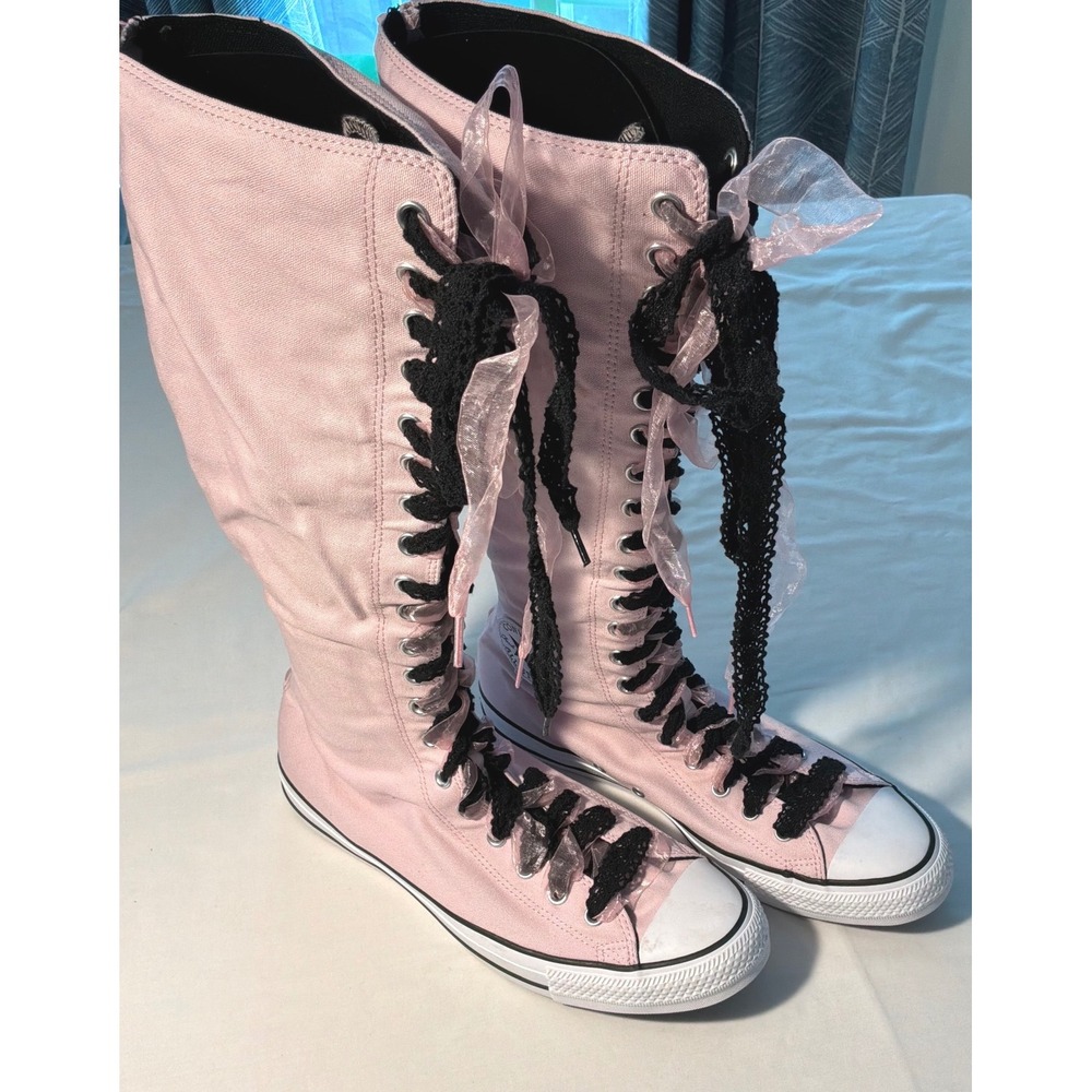 Converse Chuck Taylor All Star XX-Hi Knee High Pink Boots Mens 13 A16385C